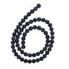 Blue Goldstone 6mm Round Beads Hole 1mm 240224