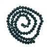 Faceted Rondelle 6x5mm Opaque Dark Green hole 1mm180708