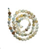 Flower Amazonite Heart Bead 240226