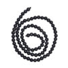 Shungite 4mm Round Bead hole 0.8mm 240234